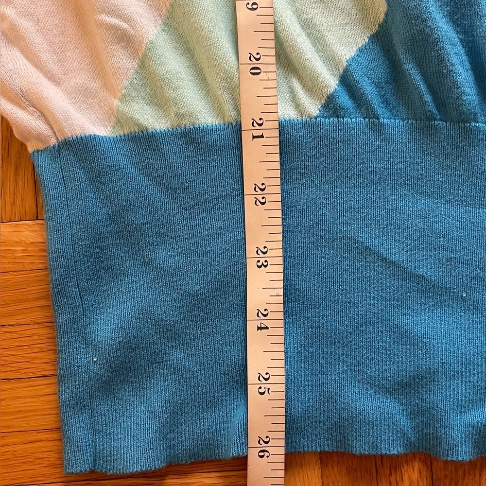 Lilly Pulitzer Blue and White Diagonal Stripe Blouse Size X Large EUC - Picture 8 of 8